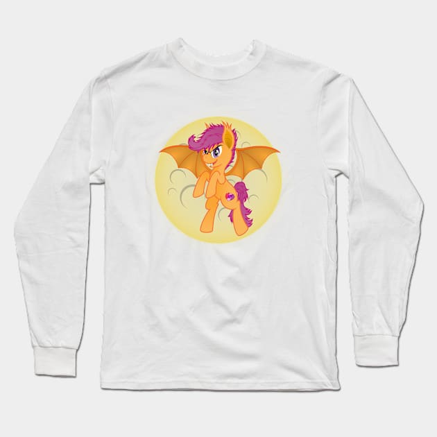 Scootabat Long Sleeve T-Shirt by Rutger_J